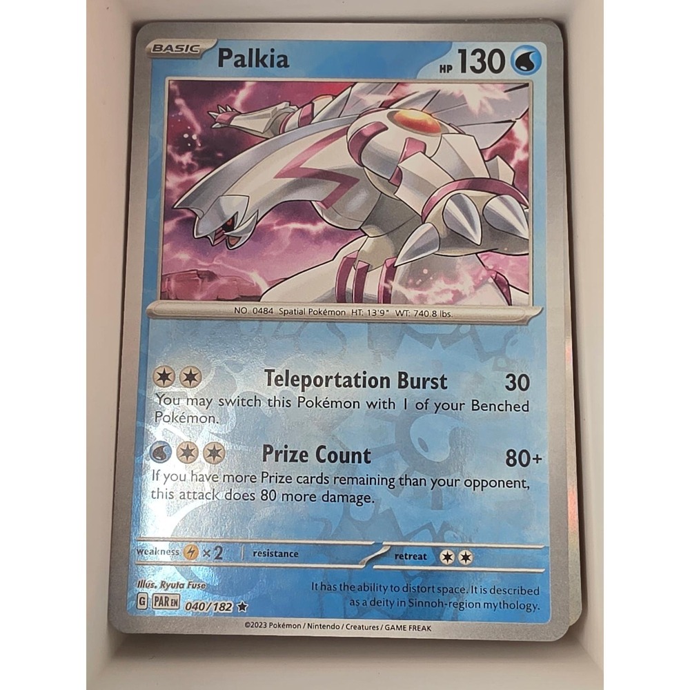 Palkia 040/182 Rare Paradox Rift Pokemon Reverse Holo Near Mint